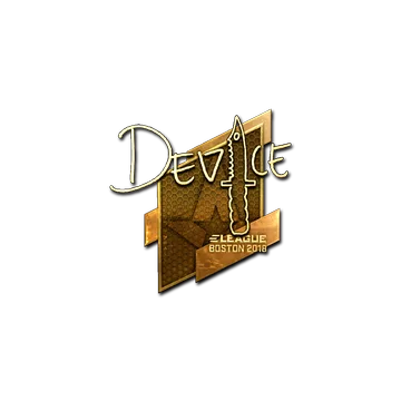Sticker | device (Gold) | Boston 2018