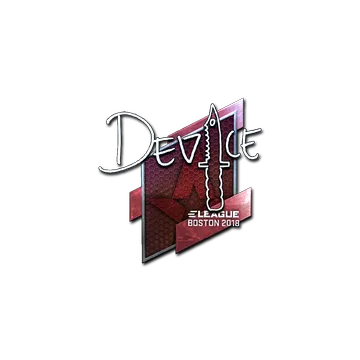 Sticker | device (Foil) | Boston 2018