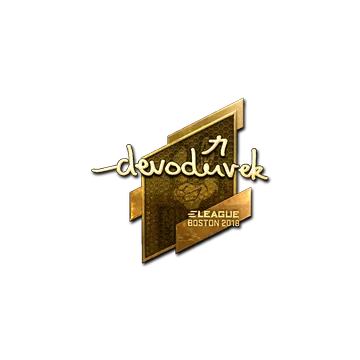 Sticker | devoduvek (Gold) | Boston 2018
