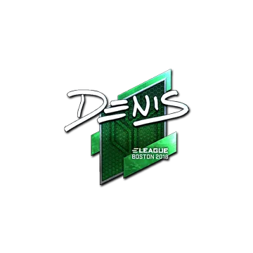 Sticker | denis (Foil) | Boston 2018
