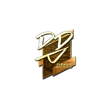 Sticker | DD (Gold) | Boston 2018