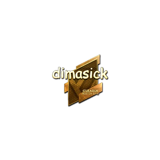 Sticker | dimasick (Gold) | Boston 2018