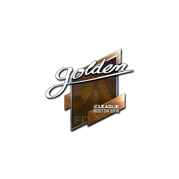 Sticker | Golden (Foil) | Boston 2018