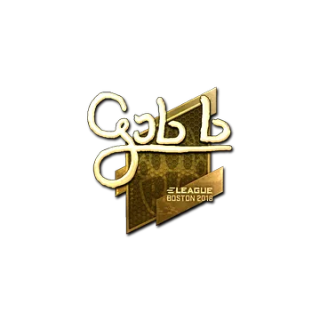 Sticker | gob b (Gold) | Boston 2018