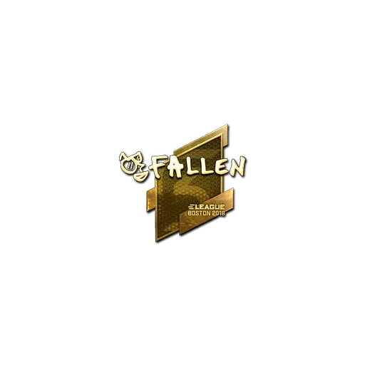 Наклейка | FalleN (золотая) | Бостон-2018