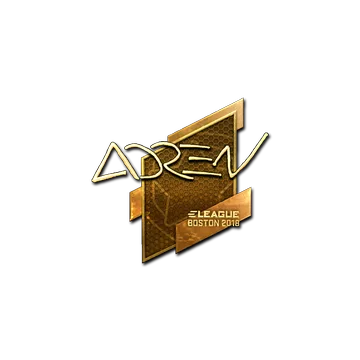 Sticker | AdreN (Gold) | Boston 2018