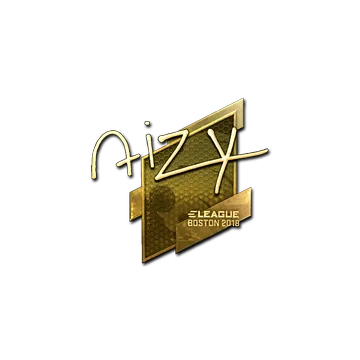 Sticker | aizy (Gold) | Boston 2018