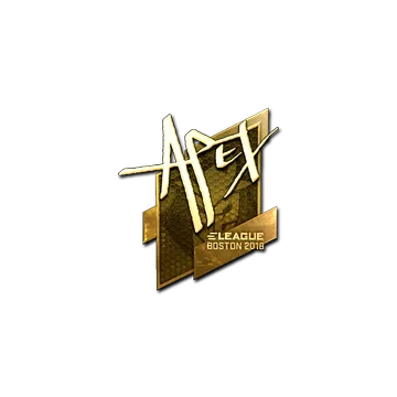 Sticker | apEX (Gold) | Boston 2018