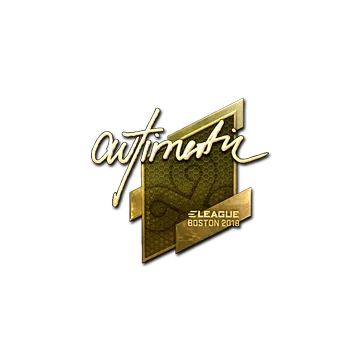 Sticker | autimatic (Gold) | Boston 2018
