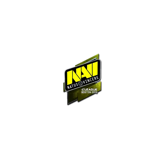Наклейка | Natus Vincere (металлическая) | Бостон-2018
