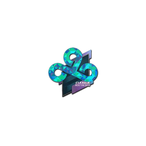 Наклейка | Cloud9 (голографическая) | Бостон-2018