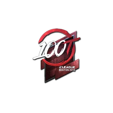 Sticker | 100 Thieves (Foil) | Boston 2018