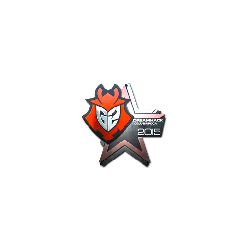 Наклейка | G2 Esports (металлическая) | Клуж-Напока-2015