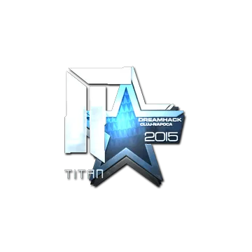 Наклейка | Titan (металлическая) | Клуж-Напока-2015