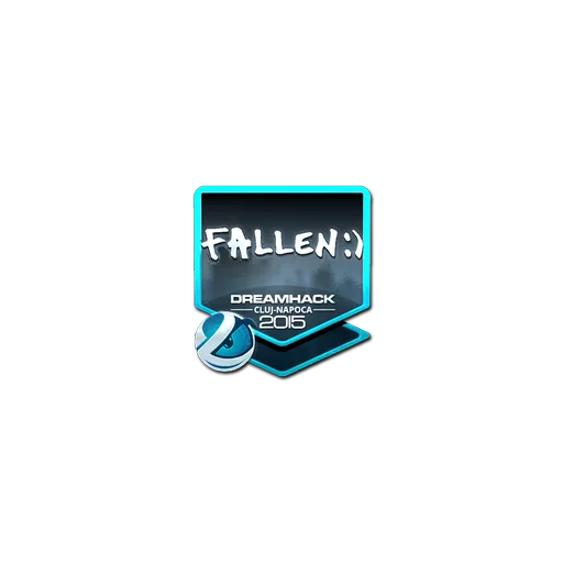 Наклейка | FalleN (металлическая) | Клуж-Напока-2015