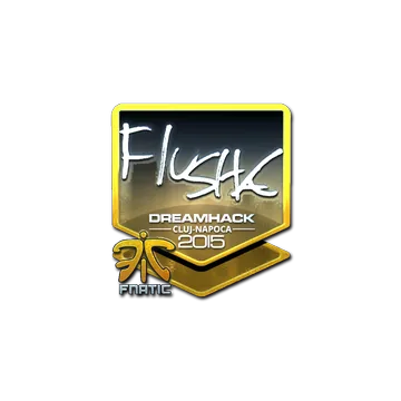Sticker | flusha (Foil) | Cluj-Napoca 2015