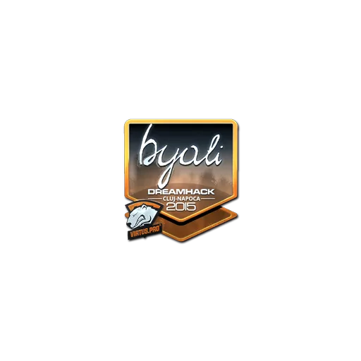 Наклейка | byali (металлическая) | Клуж-Напока-2015