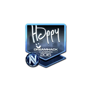 Sticker | Happy (Foil) | Cluj-Napoca 2015