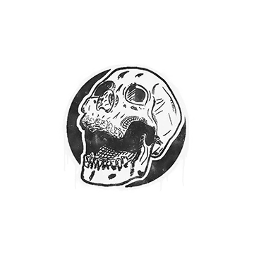 Sealed Graffiti | Rising Skull