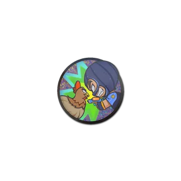 Наклейка | Зрительный контакт (голографическая)