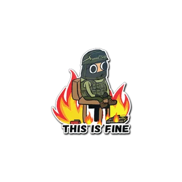 Sticker | This Is Fine (CT)