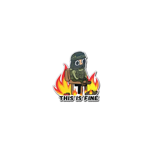 Sticker | This Is Fine (CT)