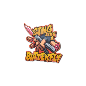 Sticker | Sting Like A Butterfly
