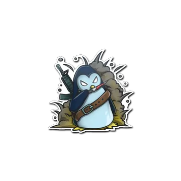 Sticker | War Penguin