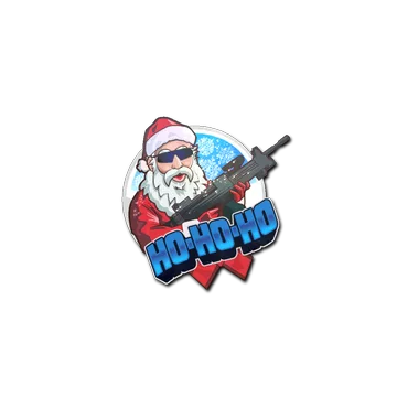 Наклейка | Хо-хо-хо