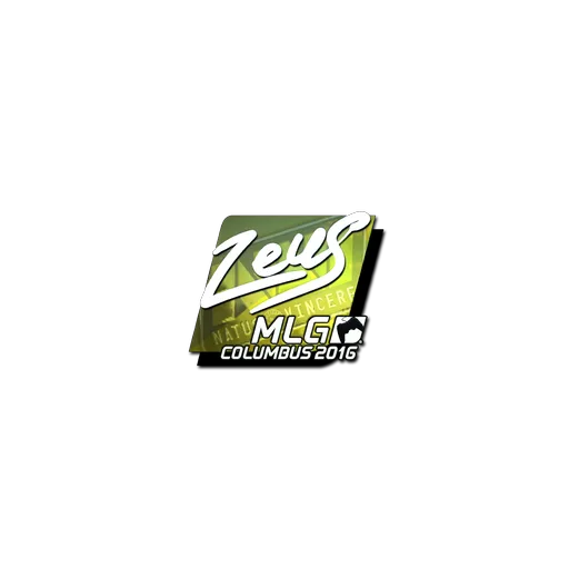 Sticker | Zeus (Foil) | MLG Columbus 2016