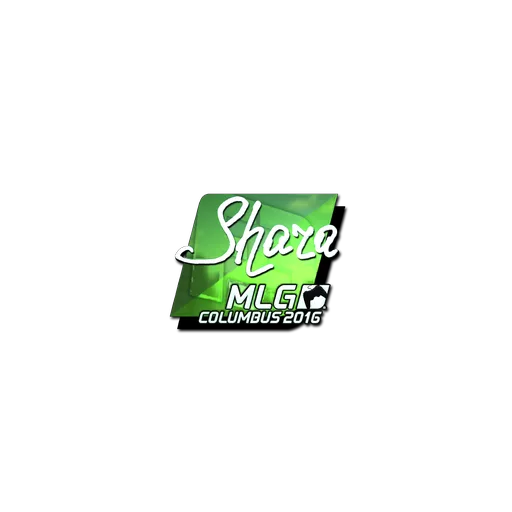 Наклейка | Shara (металлическая) | Колумбус-2016
