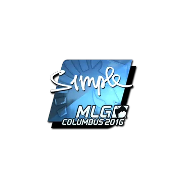 Sticker | s1mple (Foil) | MLG Columbus 2016