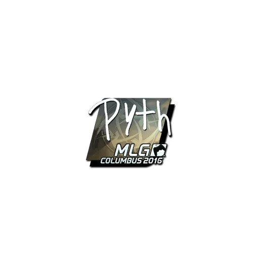 Наклейка | pyth (металлическая) | Колумбус-2016