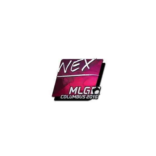 Наклейка | nex (металлическая) | Колумбус-2016