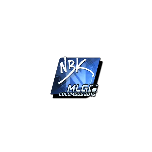 Наклейка | NBK- (металлическая) | Колумбус-2016