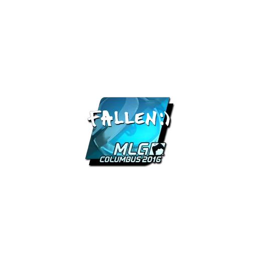 Наклейка | FalleN (металлическая) | Колумбус-2016