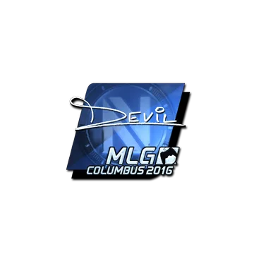 Sticker | DEVIL (Foil) | MLG Columbus 2016