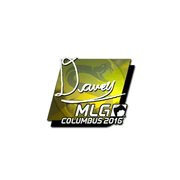 Sticker | DAVEY (Foil) | MLG Columbus 2016