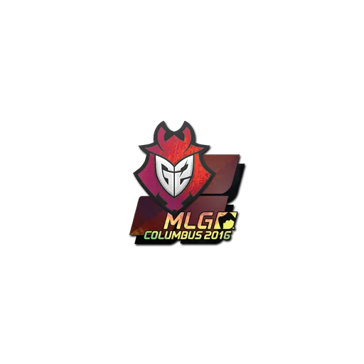 Наклейка | G2 Esports (голографическая) | Колумбус-2016