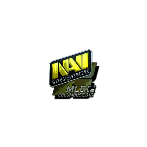 Наклейка | Natus Vincere (металлическая) | Колумбус-2016