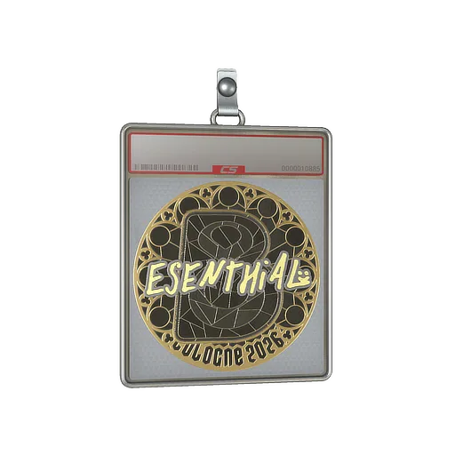 Sticker Slab | esenthial (Gold) | Cologne 2026