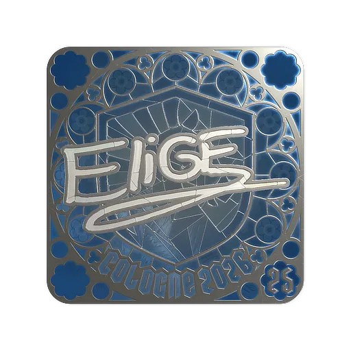 Наклейка | EliGE (металлическая, итоговая) | Кёльн-2026