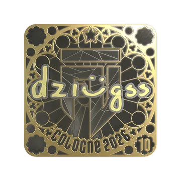 Sticker | dziugss (Gold, Ranked) | Cologne 2026