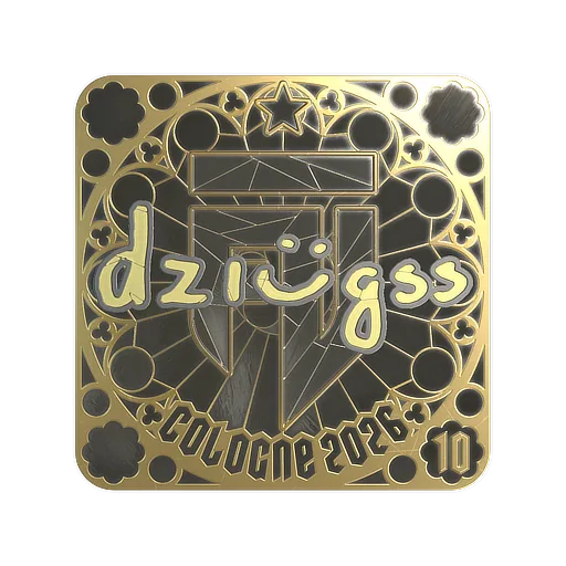 Sticker | dziugss (Gold, Ranked) | Cologne 2026