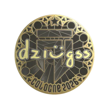 Sticker | dziugss (Gold) | Cologne 2026