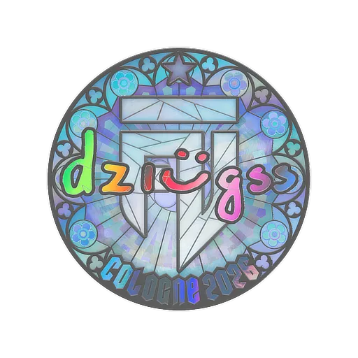 Наклейка | dziugss (голографическая) | Кёльн-2026