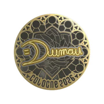 Наклейка | dumau (золотая) | Кёльн-2026