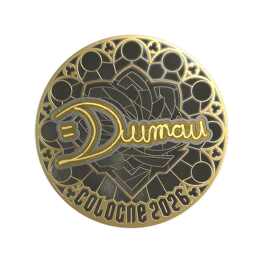 Sticker | dumau (Gold) | Cologne 2026