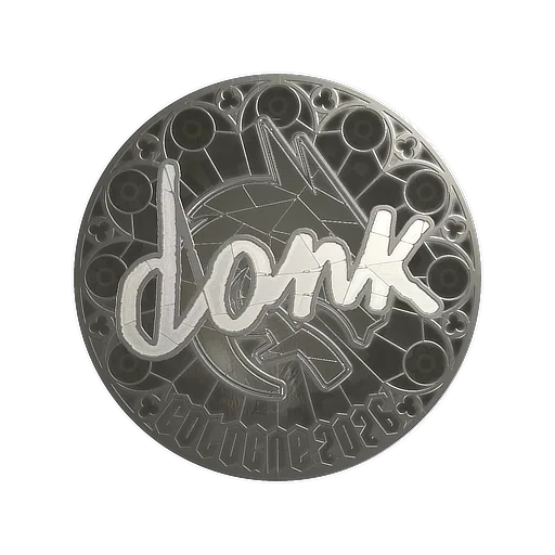 Наклейка | donk (металлическая) | Кёльн-2026