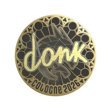 Sticker | donk (Gold) | Cologne 2026